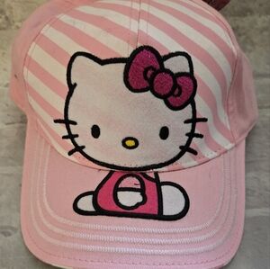 Hello kitty embroidered baseball hat